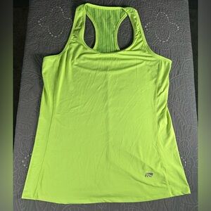 Marika Tek Women’s Neon Green Dry-Wik Racerback Tank Top Size Large